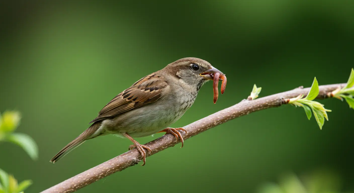 how do birds find worms so easily