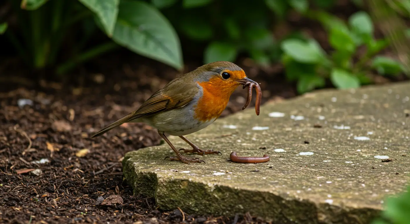 how to birds find worms in the ground