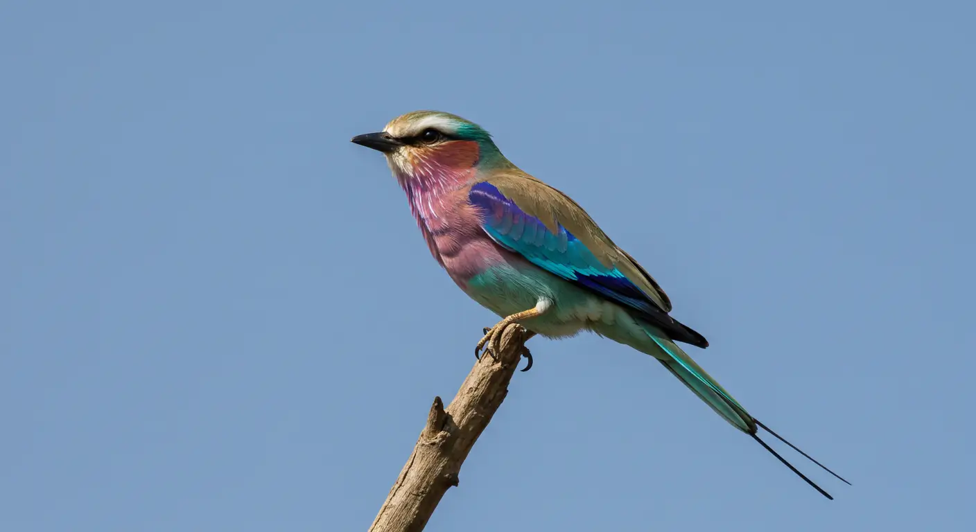 Coracias caudatus