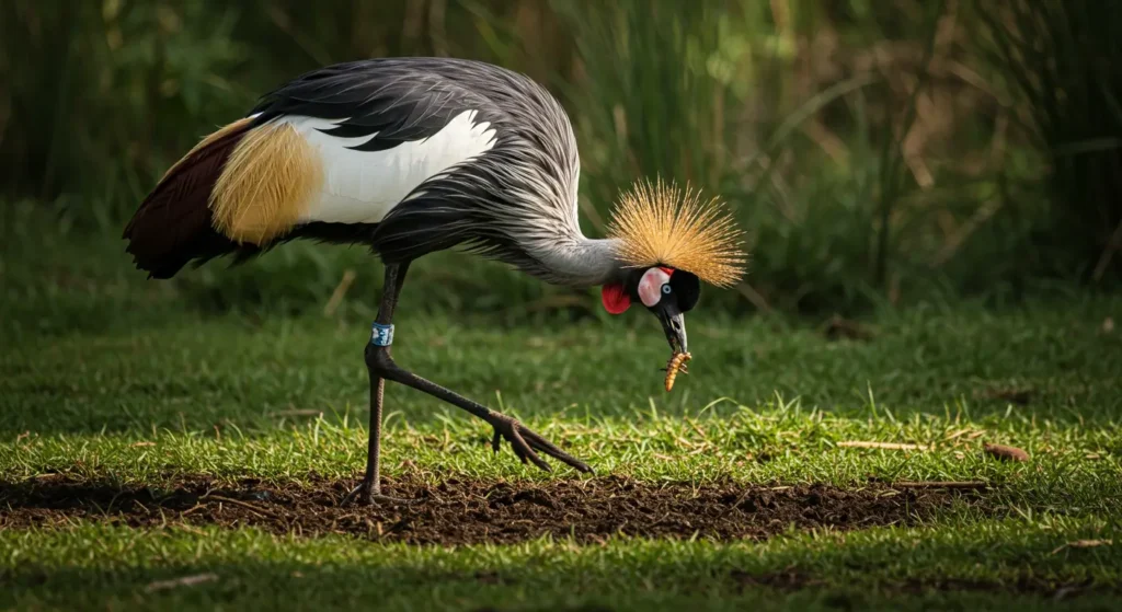 Crowned Crane Diet