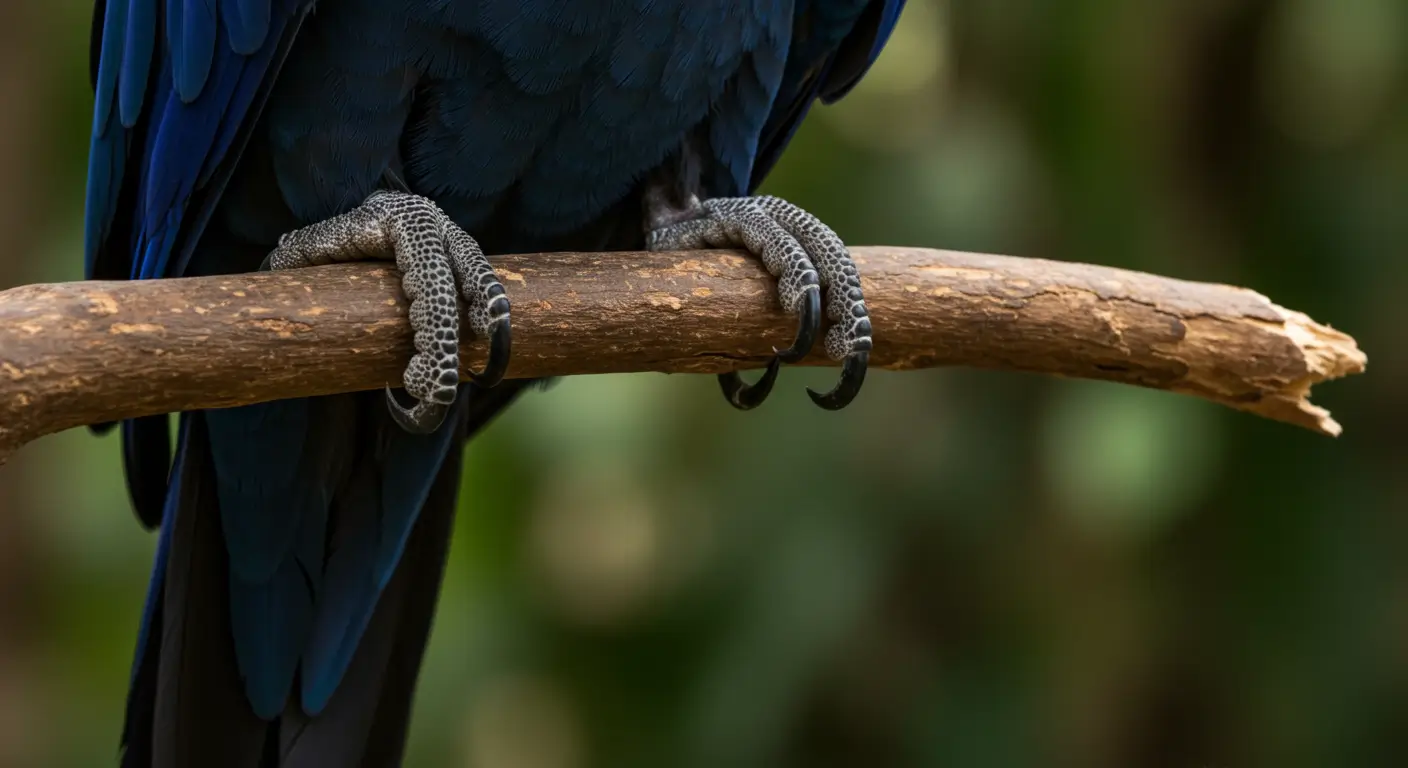 Hyacinth Macaw Feet