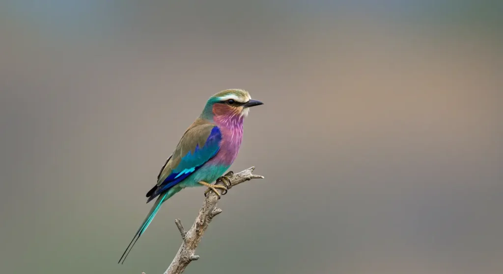 Lilac-Breasted Roller Bird