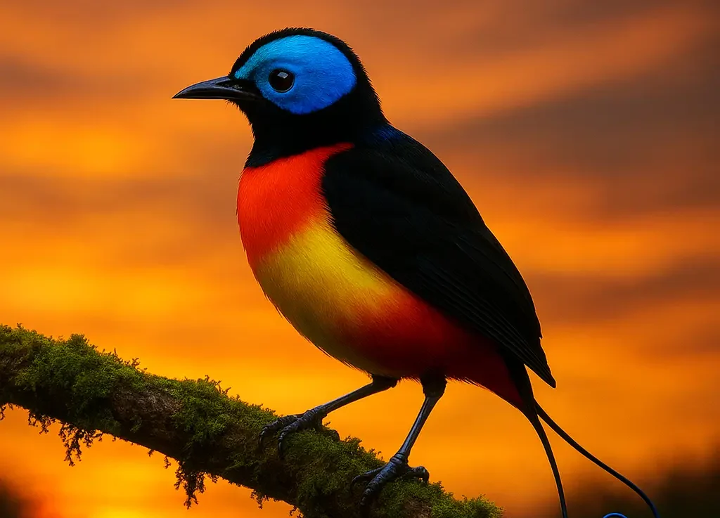 Beautiful Wilsons Bird of Paradise