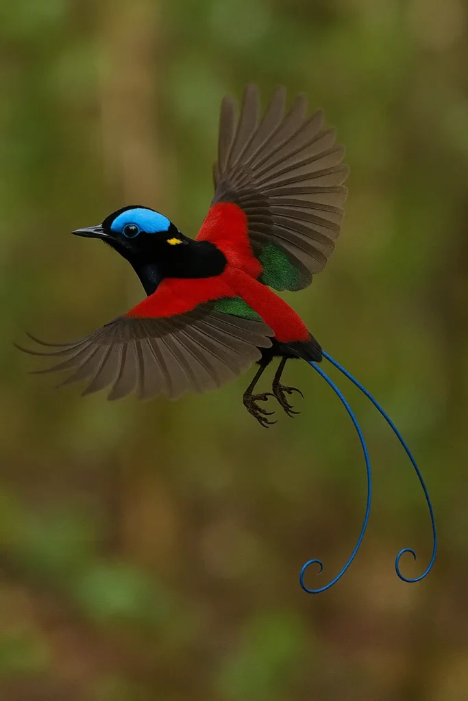 Wilsons Bird of Paradise Fly