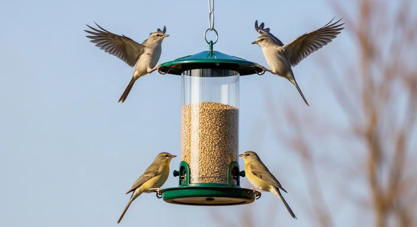 Attract Birds to Tube Feeders