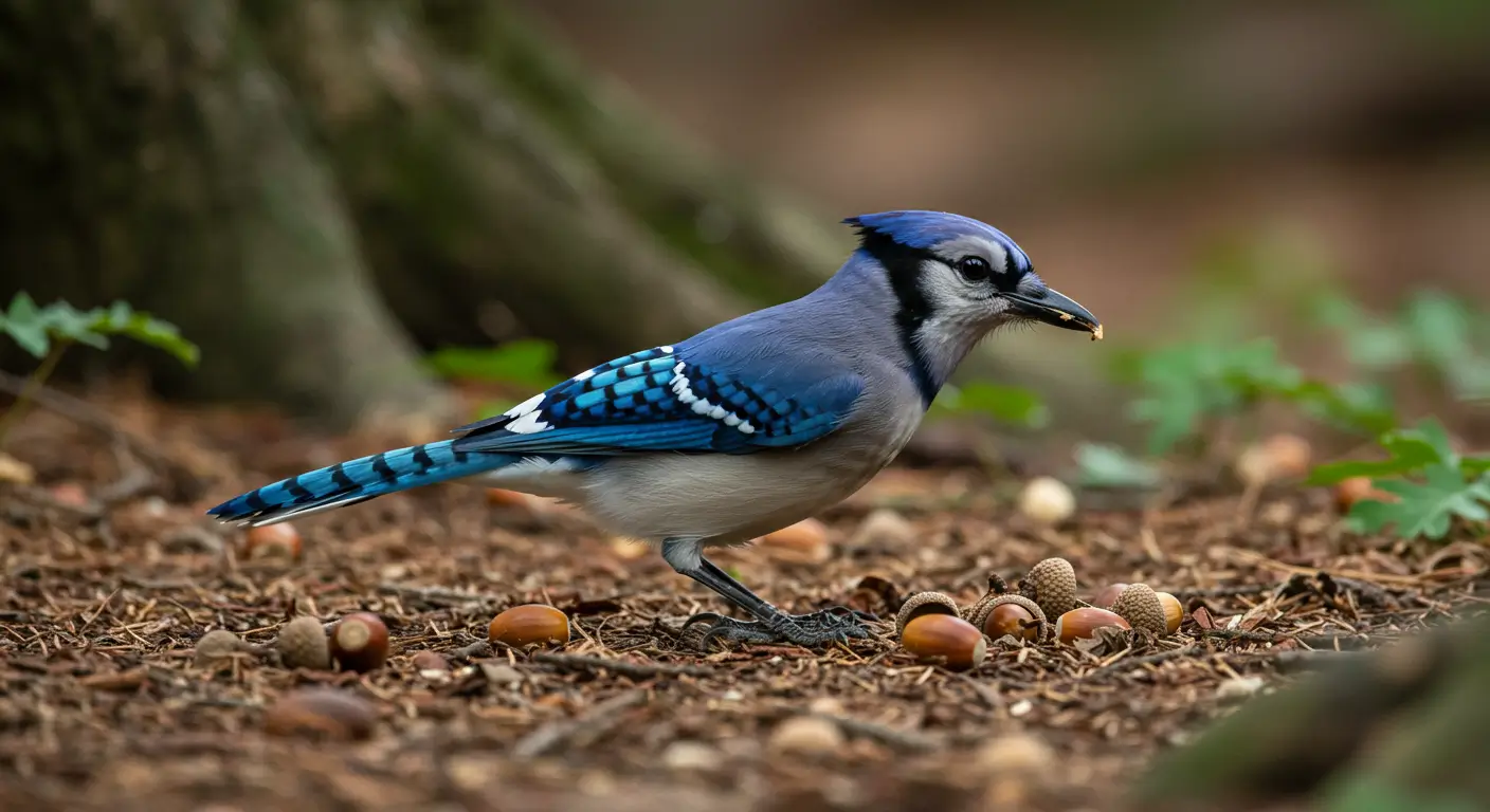Blue Jay in Forests