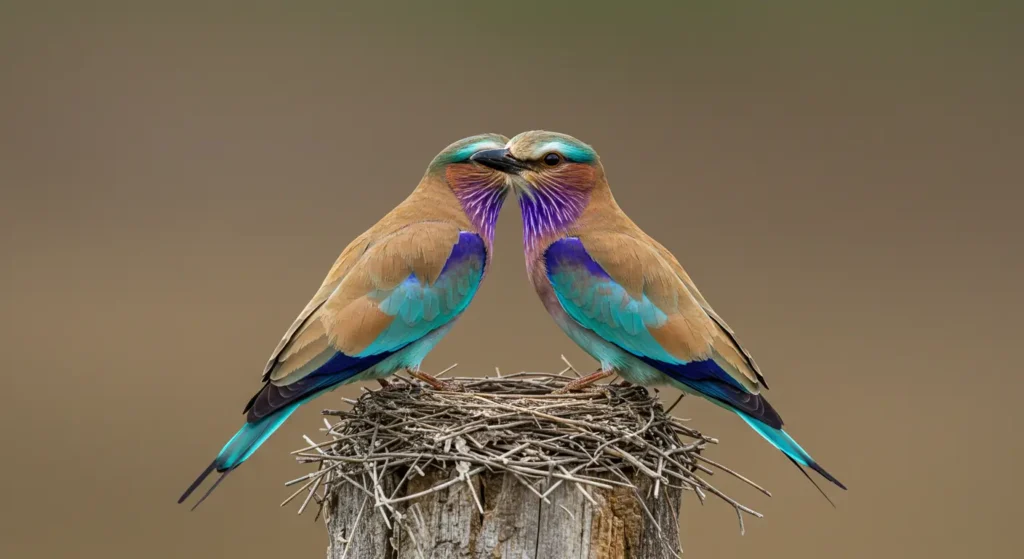 European Roller Nesting