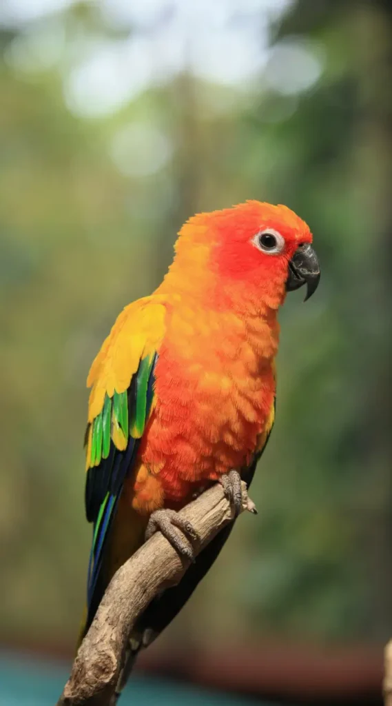 sun cheek conure