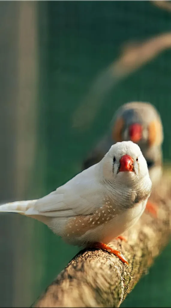 white zebra finch