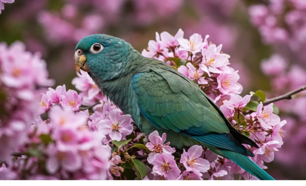 baby turquoise conure