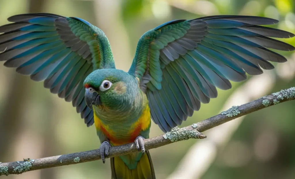 cinnamon turquoise conure